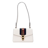 グッチ シルヴィ ワンショルダーバッグ 421882 ホワイト マルチカラー レザー レディース GUCCI 【中古】